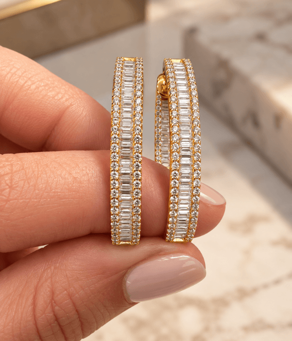Pendientes Baguette Pendientes Baguette