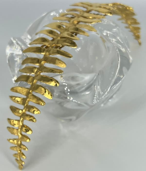 Peineta Helecho oro amarillo Peineta Helecho oro amarillo